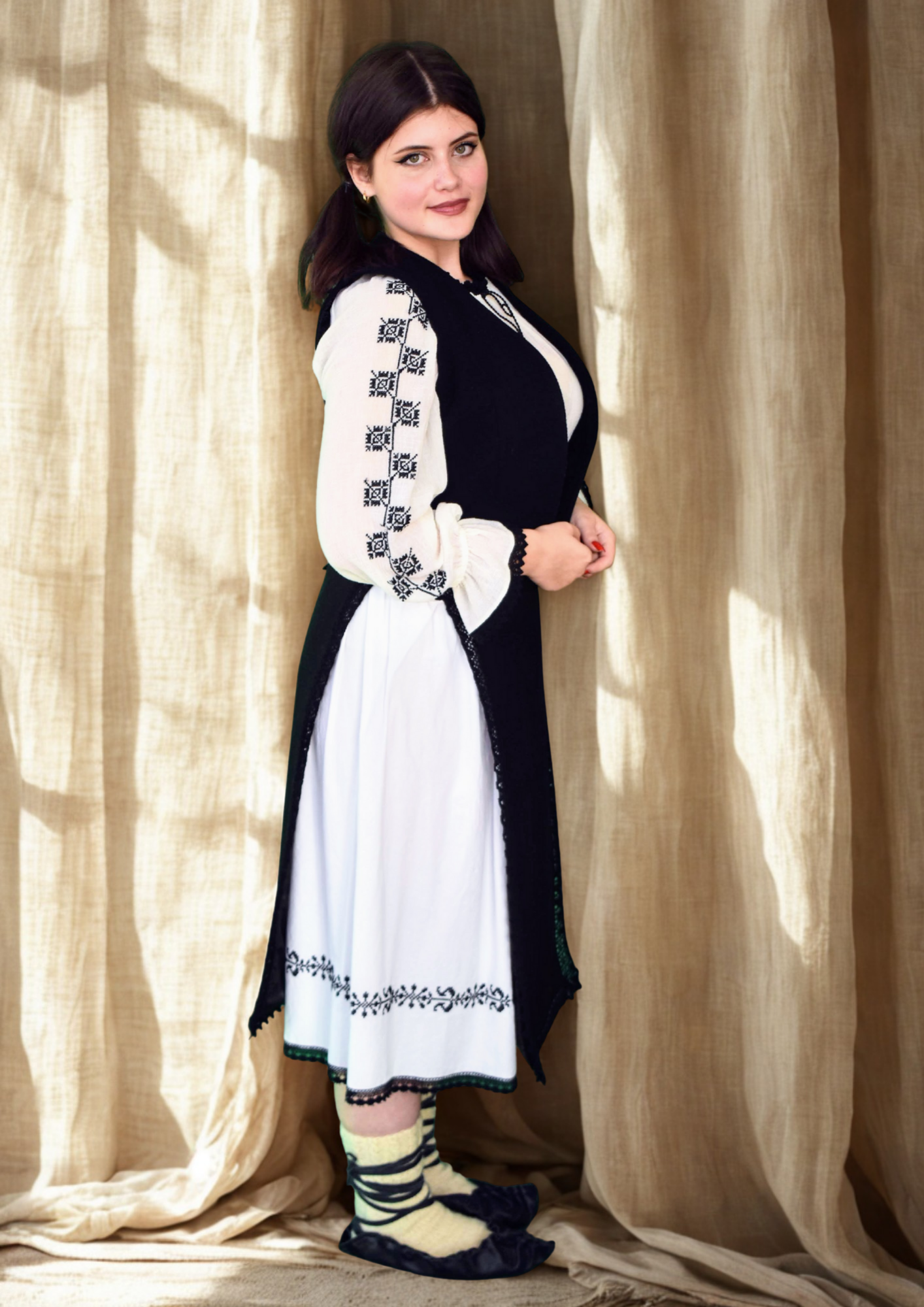 Costum tradițional de damă SIBIU - varianta simplificată by Ionela Bran