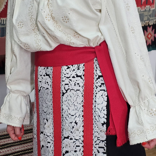 Brâu tradițional țesut la război – zona Bran, produs unicat