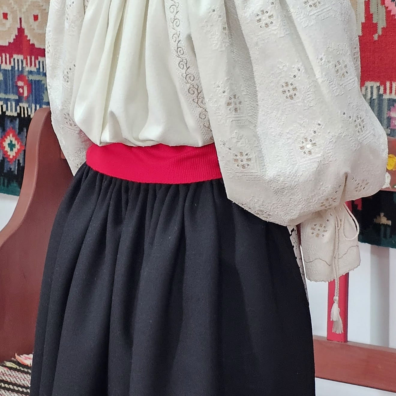 Brâu tradițional țesut la război – zona Bran, produs unicat